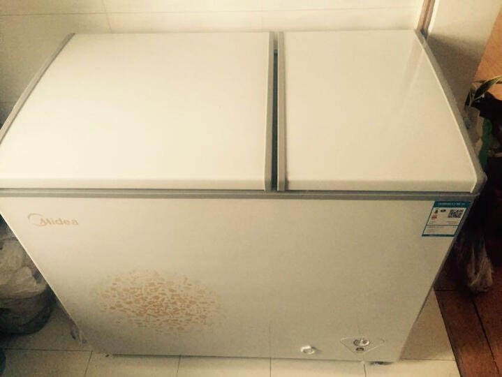 美的(Midea)200升 双温双箱冷柜 家用商用冰柜 一级能效 冷冻冷藏卧式冰箱(妙趣金)BCD-200DKM(E) 晒单图