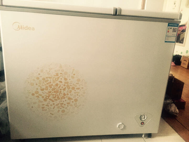 美的(Midea)200升 双温双箱冷柜 家用商用冰柜 一级能效 冷冻冷藏卧式冰箱(妙趣金)BCD-200DKM(E) 晒单图
