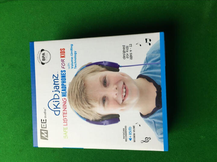 MEELECTRONICS KJ25 儿童耳机头戴式 立体声音乐耳机听力保护儿童礼品 蓝色 晒单图