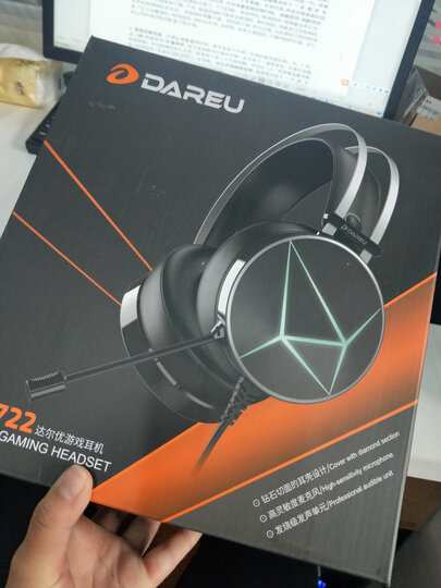 达尔优(dareu) EH722钻石版 耳机 耳麦 游戏耳机 电脑耳机 耳机头戴式 头戴式耳机 晒单图