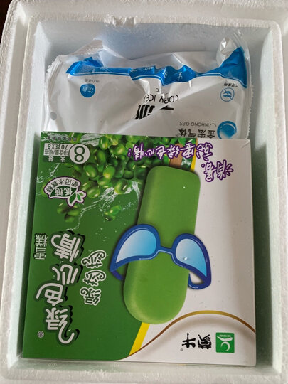蒙牛 绿色心情 炼乳红豆加绿豆口味雪糕 68g*6支 家庭装(新老包装随机发货)(雪糕冰淇淋系列 ) 晒单图