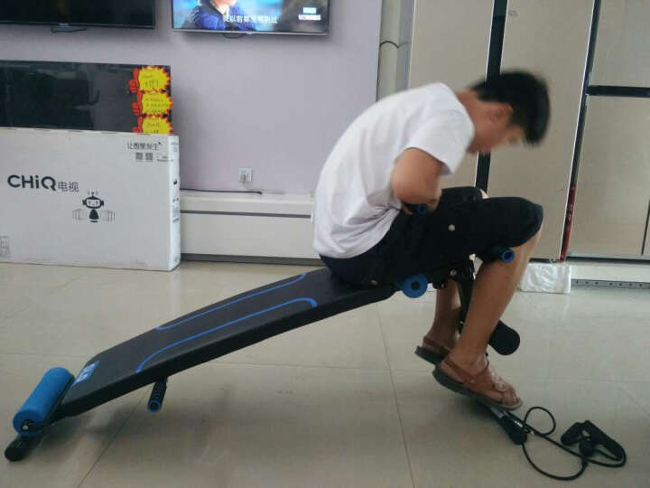 速立达 健身器材家用 仰卧板 多功能仰卧起坐板运动健腹收腹机SLD-008 晒单图