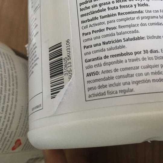 康宝莱(HERBALIFE) 美国产康宝莱奶昔混合蛋白奶昔粉 减肥瘦身代餐粉减重套餐饱腹 草莓味750克 晒单图