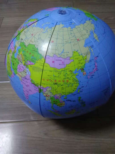 博目地球仪：28cm充气教学地球仪（2801） 晒单图