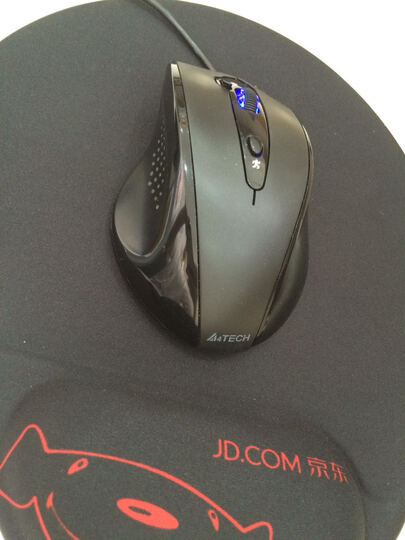 dostyleMP201 记忆棉腕托鼠标垫:京东自营的