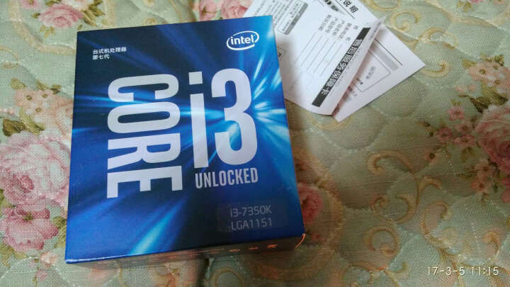 英特尔（Intel） i3 7350K 酷睿双核 盒装CPU处理器 晒单图