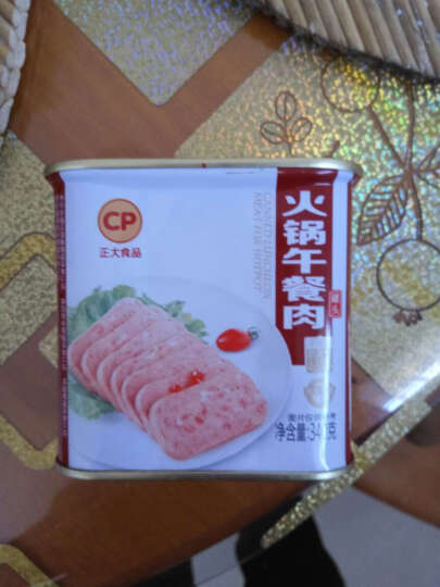正大食品CP 火锅午餐肉 340g/罐 火锅食材 速食肉罐头 开罐即食 晒单图