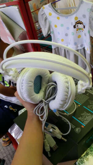 ONIKUMA 电脑游戏耳机头戴式有线 发光台式笔记本电竞游戏耳机带麦克风话筒CF吃鸡耳机重低音耳麦 白蓝震动版 晒单图