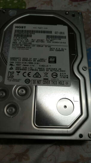 昱科(HGST)  2TB 7200转128M SATA6Gb/s 企业级硬盘(HUS726020ALE610) 晒单图