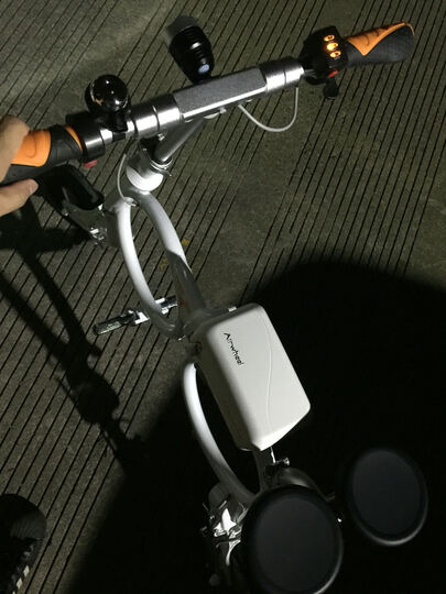 Airwheel 爱尔威E3背包电动车 男女性电动自行车滑板车折叠代步电瓶车电动摩托车 白色 晒单图