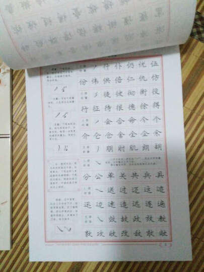 庞中华现代汉语3500常用字楷书钢笔字帖 晒单图