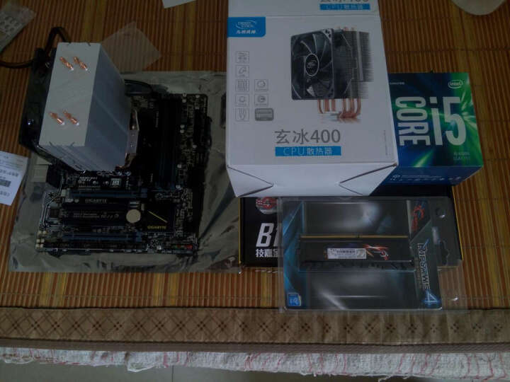 华擎（ASRock）B150 Gaming K4主板+英特尔 酷睿i5-6500 Skylake盒装CPU 套装 晒单图