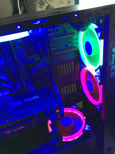 爱国者爱国者(aigo) 极光 12CM白光 电脑机箱风