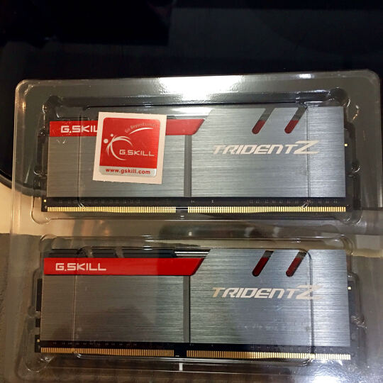 芝奇（G.SKILL）32GB(16G×2)套装 DDR4 3200频率 台式机内存条 Trident Z/捷豹银 晒单图