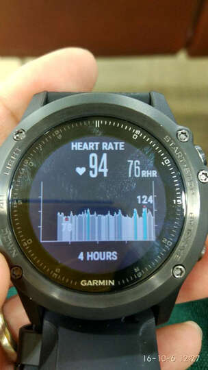 佳明(GARMIN)fenix3HR 飞耐时3HR户外GPS跑步游泳智能手表运动登山腕表蓝宝石镜面光学心率英文版 晒单图
