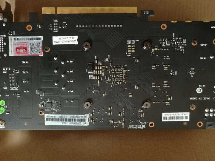 七彩虹战斧GTX1050Ti-4GD5:显卡能用,没问题