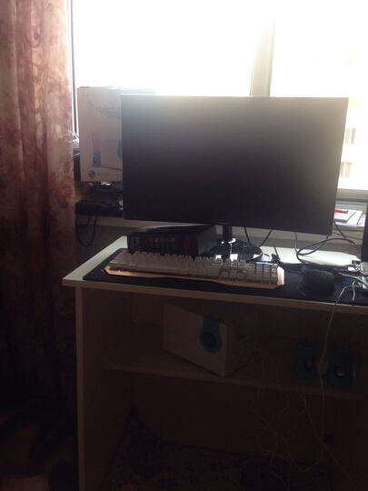 我买的三星C27F391FH曲屏显示器,鲁大师检测