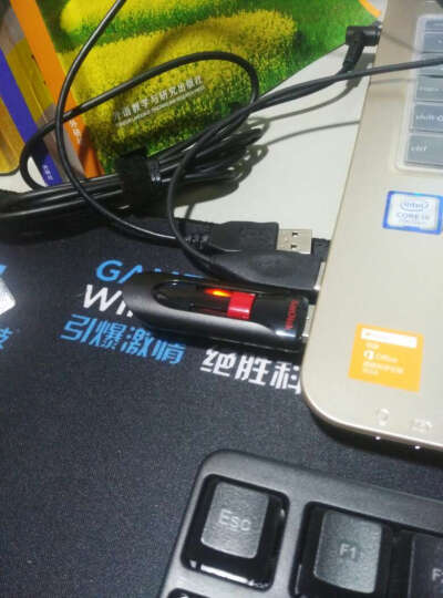闪迪（SanDisk）酷悠（CZ60）64GB U盘 黑红 晒单图