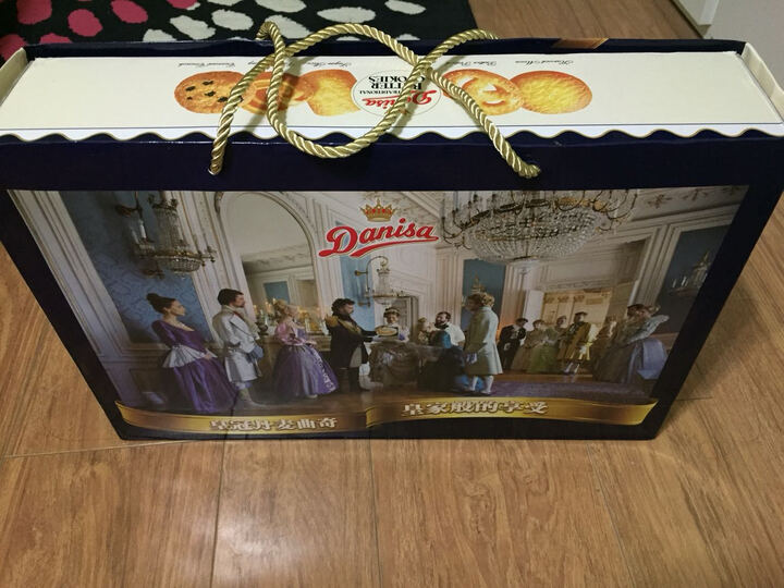 皇冠丹麦曲奇饼干特别礼盒装908g:京东送货超