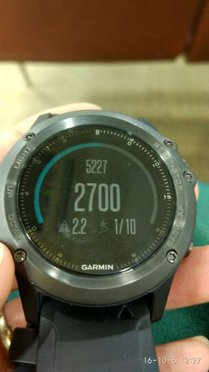 佳明(GARMIN)fenix3HR 飞耐时3HR户外GPS跑步游泳智能手表运动登山腕表蓝宝石镜面光学心率英文版 晒单图