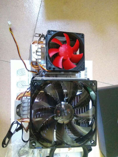 超频三(PCCOOLER)东海X5 CPU散热器(多平台/支持AM4/1151/5热管/PWM温控/12CM静音风扇/附带硅脂) 晒单图