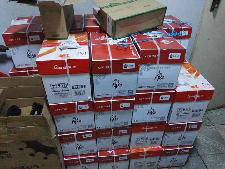 TANGO天章风70g复印纸打印纸:这次物流有点