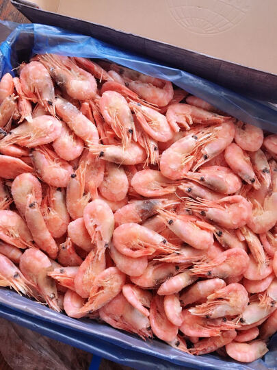禧美 熟冻加拿大北极甜虾 5kg/盒 450-600只 原装进口 海鲜年货 晒单图