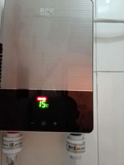 格仕尼即热式电热水器电家用卫生间加热器速热洗澡器小型淋浴加热宝即开即热厨宝快速加热恒温洗澡机免储水 苍穹黑旗舰款【6000W+全套配件+变频自检】 标准版 晒单图