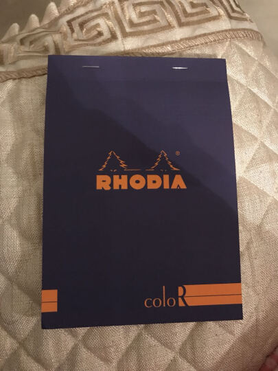 Rhodia 罗地亚 法国彩色封皮上翻横线米黄纸张笔记本 宝石蓝N16 A5 16968 晒单图
