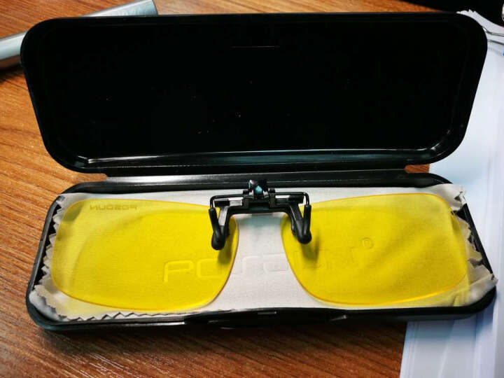 普士盾（POSDUN）Zerg1电脑防蓝光防辐射眼镜男女游戏办公眼镜  黑色金属镜框琥珀色镜片 晒单图