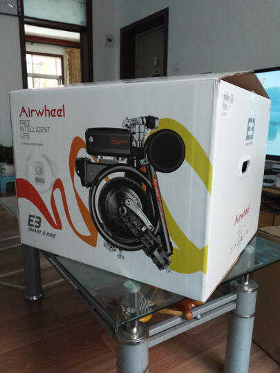 Airwheel 爱尔威E3背包电动车 男女性电动自行车滑板车折叠代步电瓶车电动摩托车 白色 晒单图