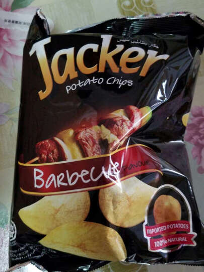 马来西亚进口 杰克 （Jacker） 薯片 烧烤味 60g 晒单图