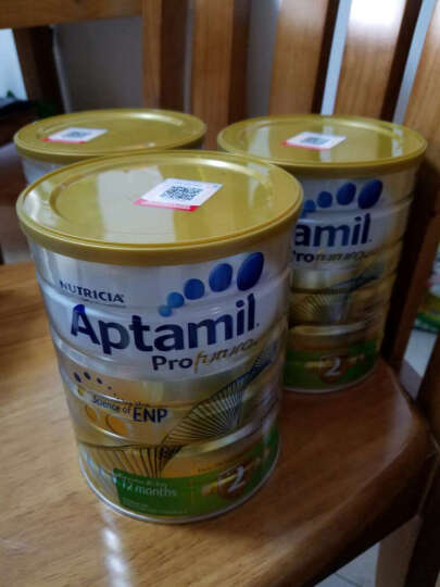 新西兰原装进口 澳洲爱他美(Aptamil) 白金版 较大婴儿配方奶粉 2段(6-12月) 900g 晒单图