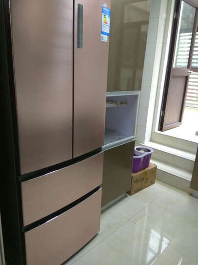 海尔BCD-408WDVGU1:先说送货,提前有短信