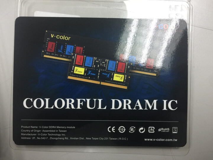 全何(V-Color) DDR3 1600 8GB(4GBx2) 台式机內存 彩条 晒单图