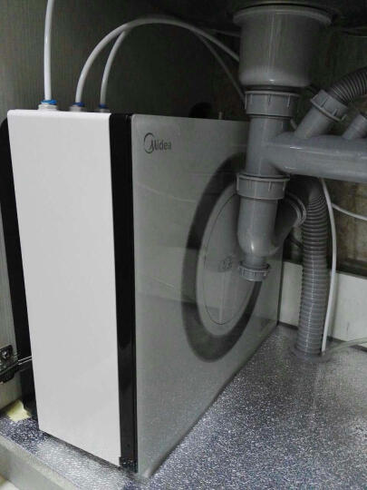 美的（Midea）家用净水器 直饮机 3年长寿滤芯200G双RO膜1:1低废水无桶大通量净水机MRO201-4(豪华型） 晒单图