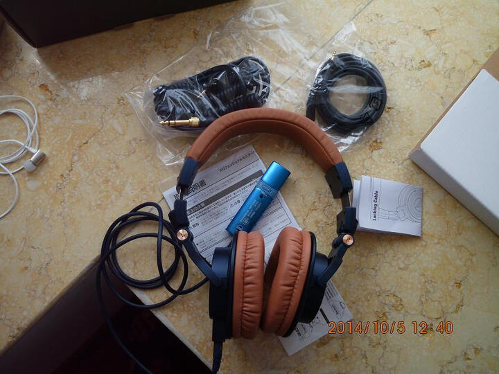 铁三角 ATH-M50xBL 全球限量蓝色特别版专业