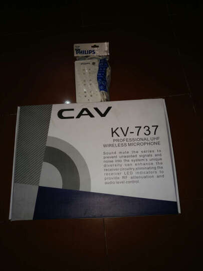 CAV K881 无线麦克风 无线话筒 K歌专用 专业演出U段无线麦克风（黑色） 晒单图