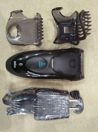 博朗MG5050电动剃须刀:外型酷,振动大。往复