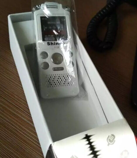 新科（Shinco）V-59 32G录音笔专业高清远距降噪声控密码保护录音编辑MP3播放器象牙白 晒单图