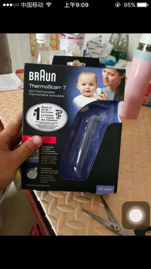 博朗耳温计:之前海淘的6500换了个南孚电池就