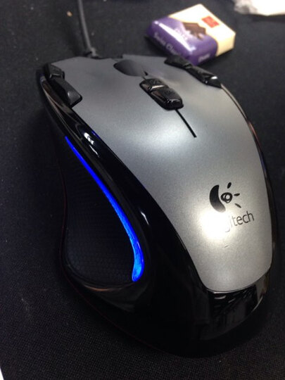 罗技(Logitech) G300 角色扮演网游光电鼠标--不