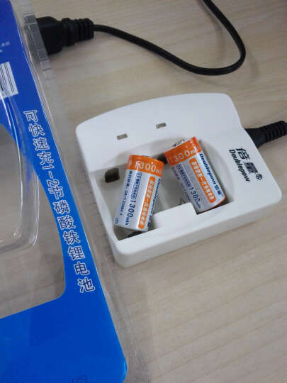 倍量 拍立得电池mini25/50s/7s/70cr2 3V可充电电池CR2电池碟刹锁测距仪富士  1节CR123A锂电池（可充电） 晒单图