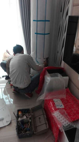 海尔KFR-50LW\/12MAP22AUA:安装师傅态度