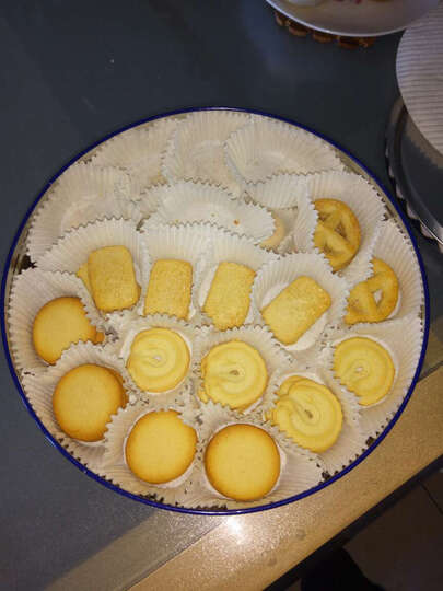 皇冠丹麦曲奇精选礼盒装908g:东西不错,孩子