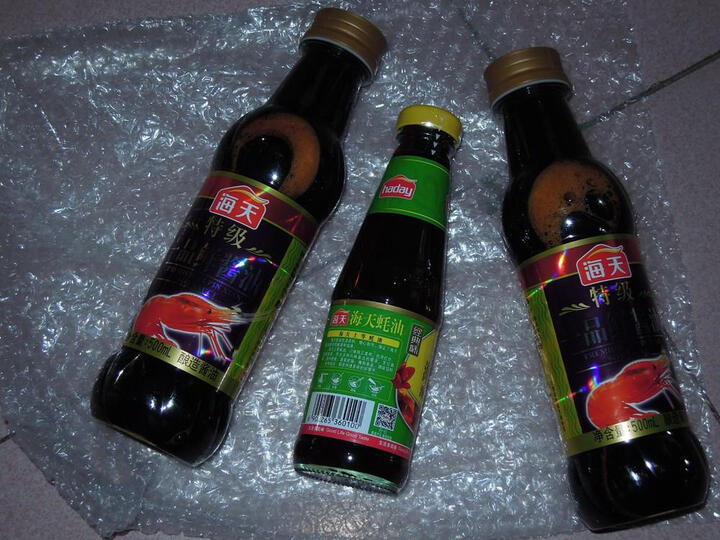 酱油蚝油:套餐买的,两瓶蚝油一瓶当归的海天,羊肝特价图片