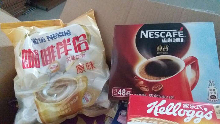 家乐氏玉米片:这次买了很多东西,用了优惠券,