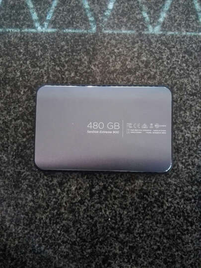 闪迪（SanDisk）480GB 极速 900型 移动硬盘 固态（PSSD）读850MB/秒 写850MB/秒 晒单图