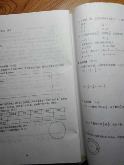 （2016春）68所名校图书 期末冲刺100分完全试卷：数学（六年级下 RJ课标版 升级版） 晒单图