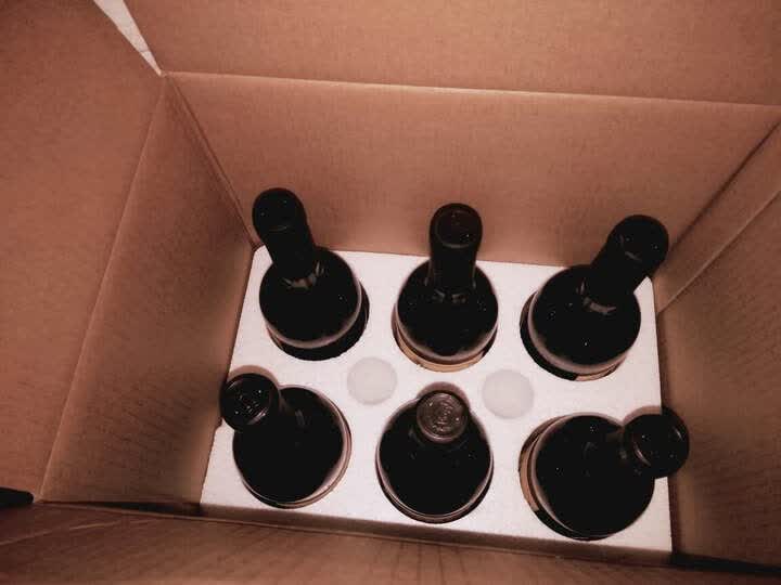 张裕葡萄酒:好喝,喝完才来评价,又卖了两件